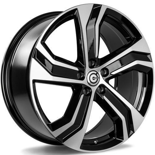Janta aliaj Carbonado Strike 8x18 5x108 et45  Black Front Polished