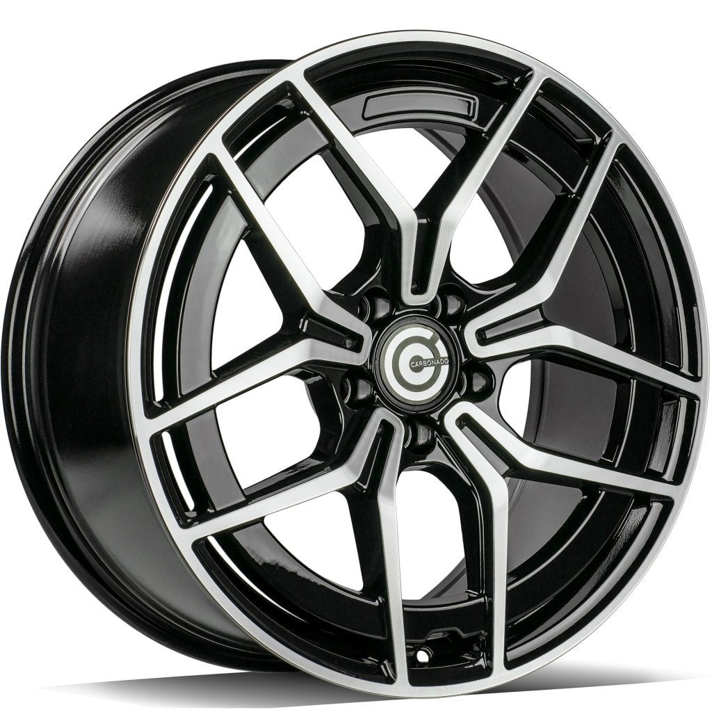 Janta aliaj Carbonado STYLISH 7.5x18 5x112 et44  Black Front Polished