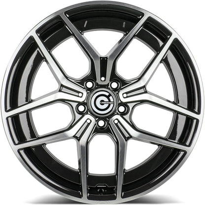 Janta aliaj Carbonado STYLISH 7.5x18 5x112 et44  Black Front Polished