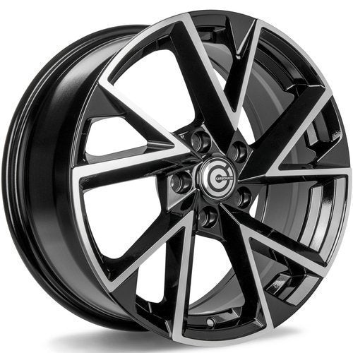 Janta aliaj Carbonado Summer 7x17 5x112 et43  Black Front Polished