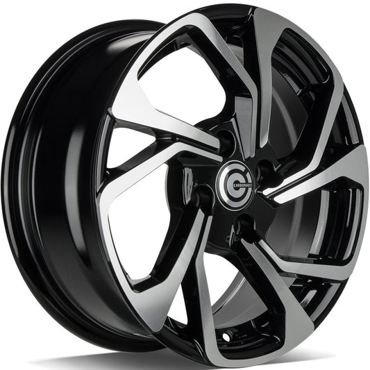 Janta aliaj Carbonado Swift 6.5x15 4x100 et35  Black Front Polished