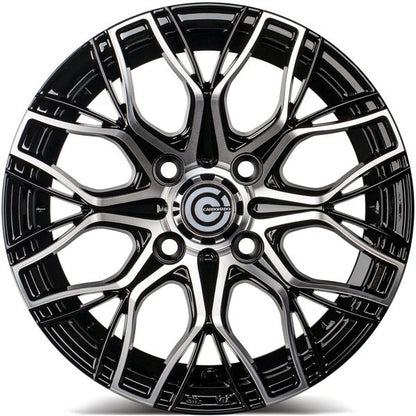 Janta aliaj Carbonado Trailer 5.5x13 4x100 et30 FP - Black Front Polished