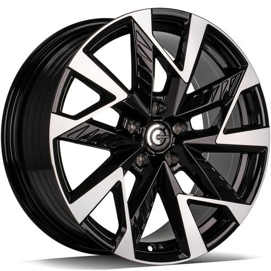 Janta aliaj Carbonado Trick 8x18 5x112 et40  Black Front Polished