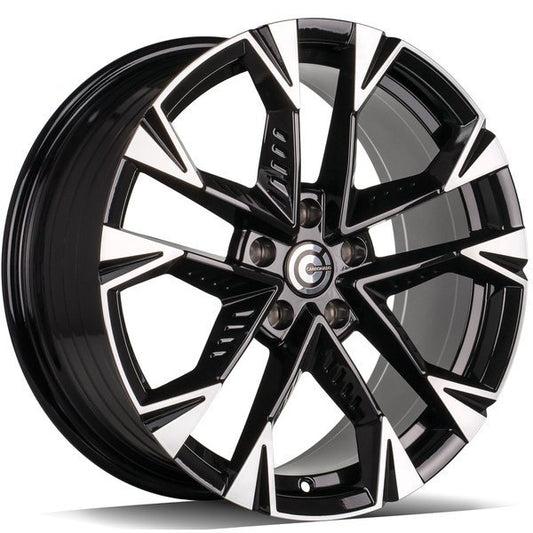 Janta aliaj Carbonado Trip 8x18 5x112 et40  Black Front Polished