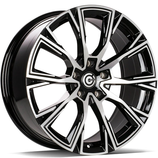 Janta aliaj Carbonado TROPHY 9x19 5x112 et35  Black Front Polished