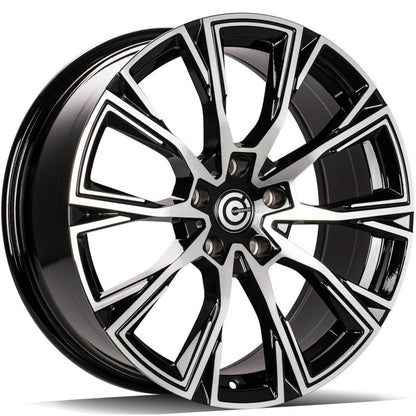 Janta aliaj Carbonado TROPHY 9x19 5x120 et38  Black Front Polished