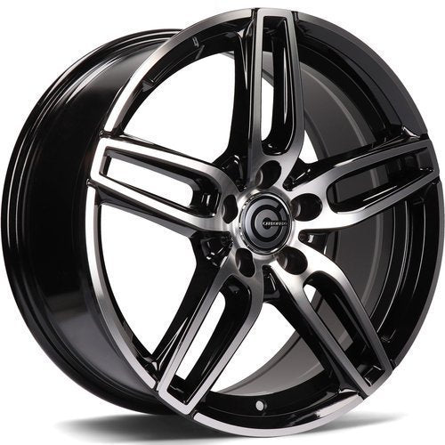 Janta aliaj Carbonado Way 8x18 5x112 et45  Black Front Polished