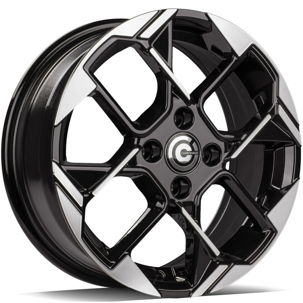 Janta aliaj Carbonado ZOMBIE 6x15 4x100 et40  Black Front Polished