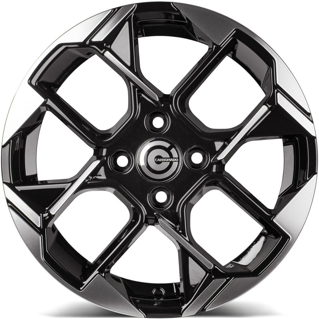 Janta aliaj Carbonado ZOMBIE 6x15 4x100 et40  Black Front Polished