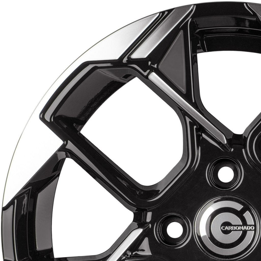 Janta aliaj Carbonado ZOMBIE 6x15 4x100 et40  Black Front Polished