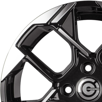 Janta aliaj Carbonado ZOMBIE 6x15 4x100 et40  Black Front Polished