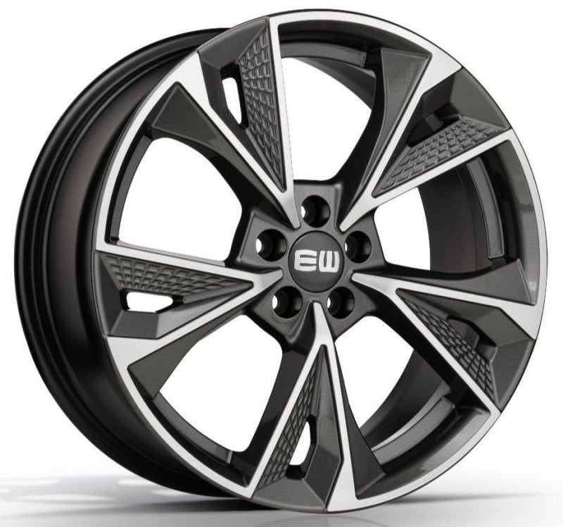 Elite Wheels LUSTER 18, 8, 5, 112, 45, 66.6, PALLADIUM MATT POLISHED,