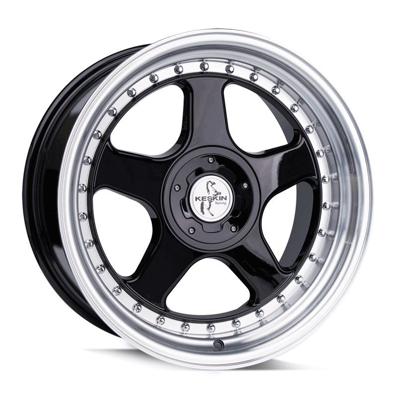 Janta aliaj Keskin Tuning KT1 10x18 5x112 et18 black lip polish