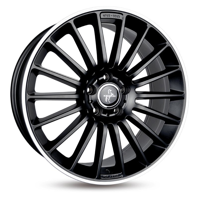 Janta aliaj Keskin Tuning KT15 8.5x19 5x112 et30 MATT BLACK LIP POLISH