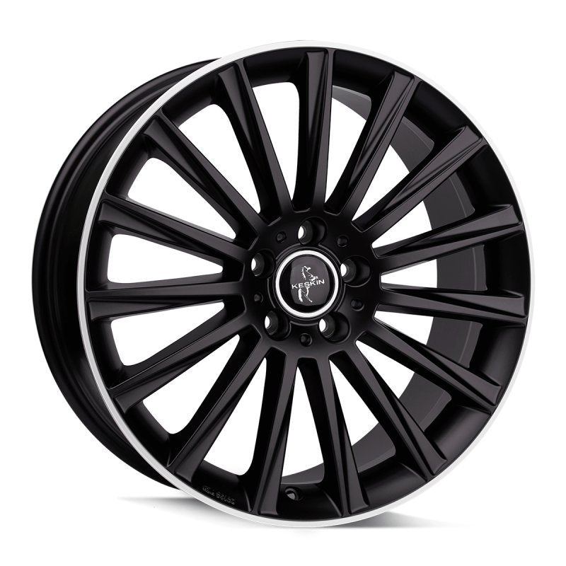 Janta aliaj Keskin Tuning KT18 7x17 5x112 et38 MATT BLACK LIP POLISH