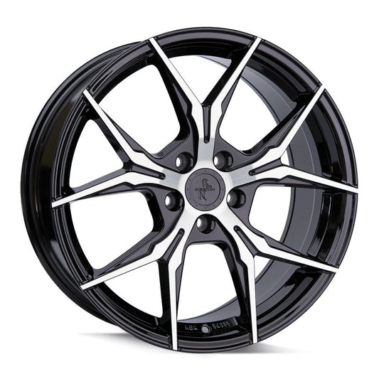 Janta aliaj Keskin Tuning KT19N 8.5x19 5x112 et45 BLACK FRONT POLISH