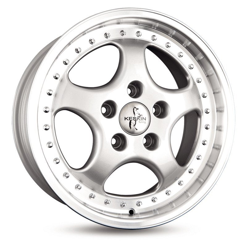 Janta aliaj Keskin Tuning KT2 8.5x18 5x130 et52 SILVER LIP POLISH