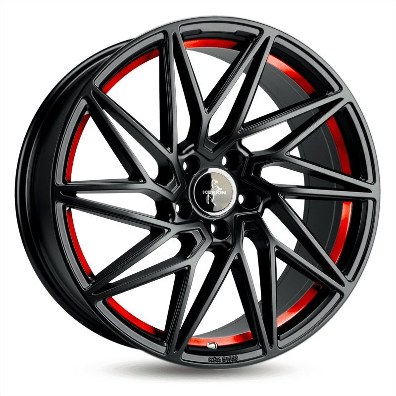 Janta aliaj Keskin Tuning KT20 8.5x19 5x120 et35 MATT BLACK RED INSIDE