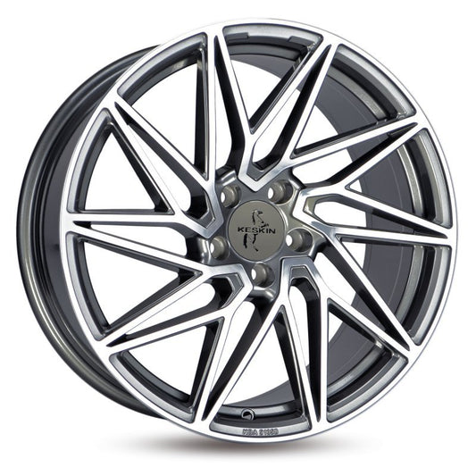 Janta aliaj Keskin Tuning KT20 8x18 5x112 et45 PALLADIUM  FRONT POLISH