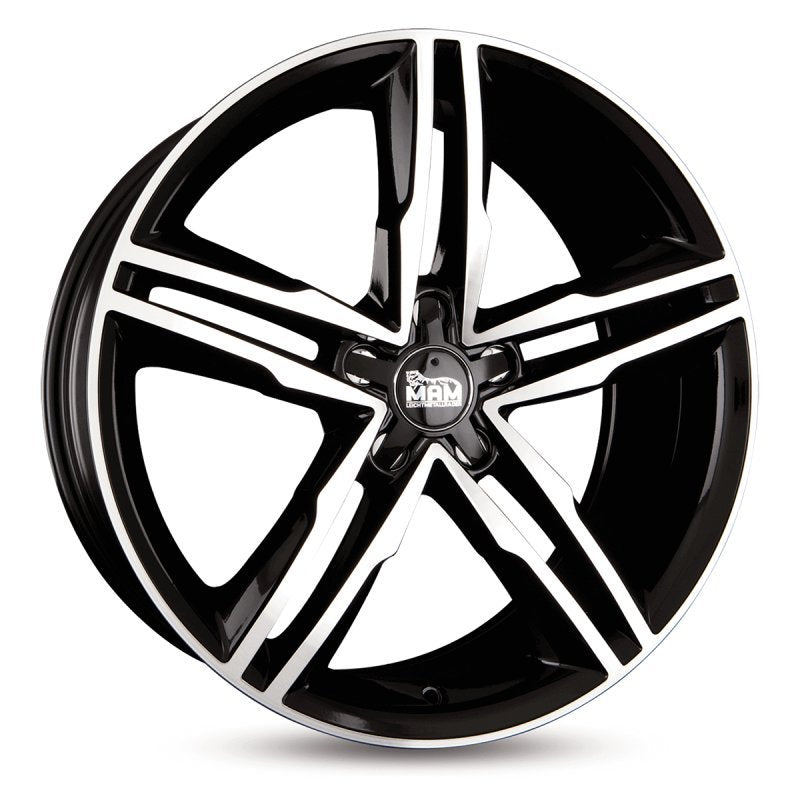 Janta aliaj MAM Felgen A1 8x18 5x112 et30 BLACK FRONT POLISH