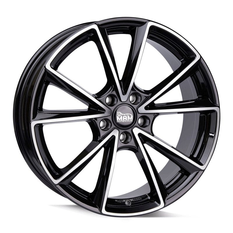 Janta aliaj MAM Felgen A5 8x19 5x112 et30 BLACK FRONT POLISH