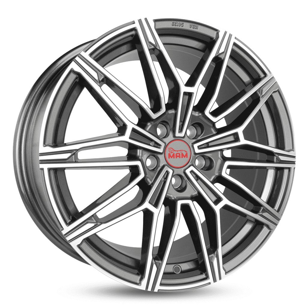 Janta aliaj MAM Felgen B3 8.5x19 5x112 et30 PALADIUM FRONT POLISH