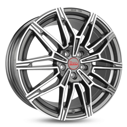 Janta aliaj MAM Felgen B3 8.5x19 5x112 et30 PALADIUM FRONT POLISH