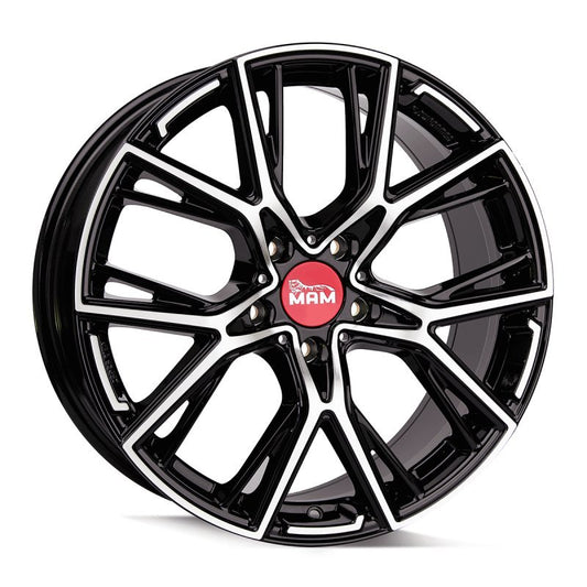 Janta aliaj MAM Felgen B4 8.5x19 5x114.3 et40 BLACK FRONT POLISH