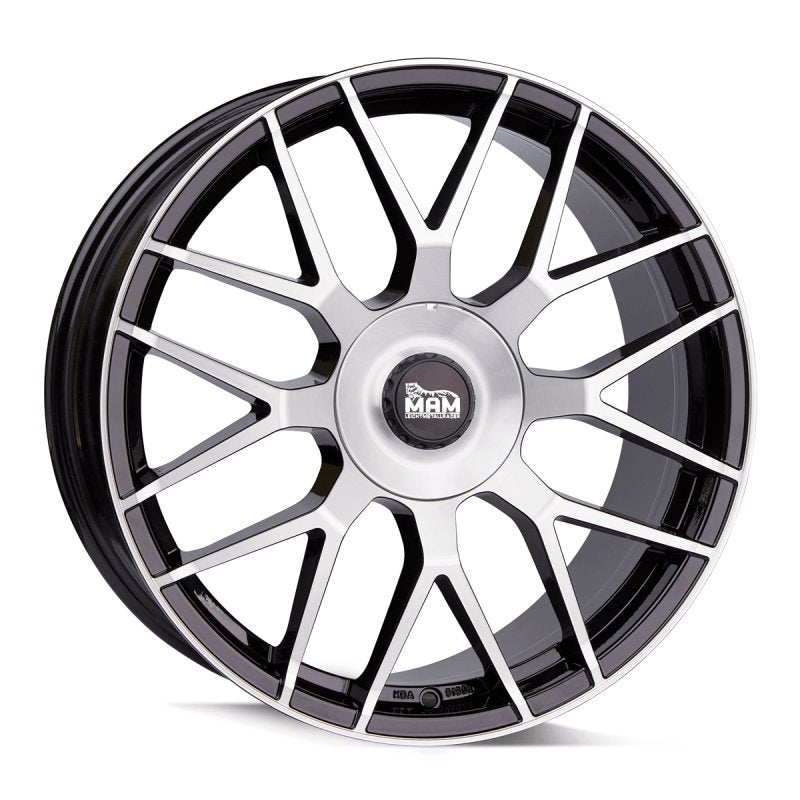 Janta aliaj MAM Felgen GT1 8.5x19 5x100 et30 BLACK FRONT POLISH