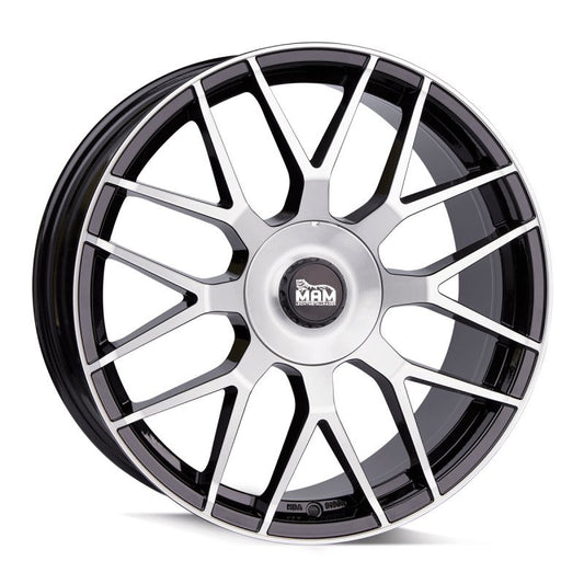 Janta aliaj MAM Felgen GT1 8.5x20 5x112 et45 BLACK FRONT POLISH