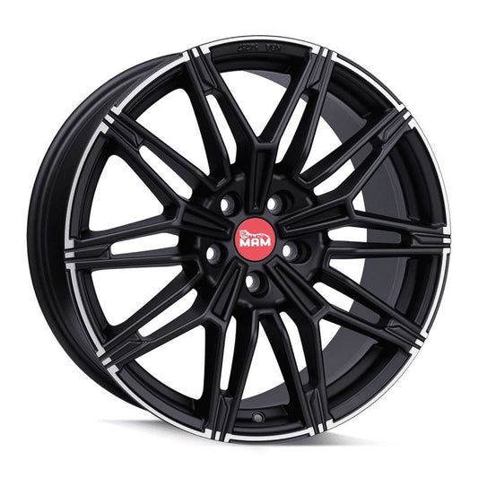 Janta aliaj MAM Felgen B3N 8.5x19 5x112 et30 MATT BLACK LIP POLISH