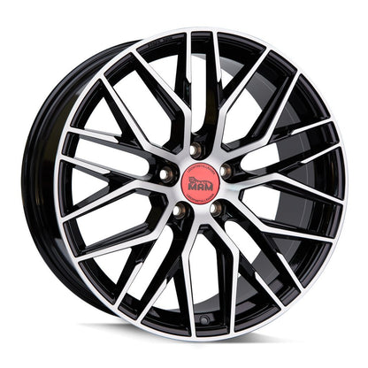 Janta aliaj MAM Felgen RS4 8x18 5x112 et45 BLACK FRONT POLISH