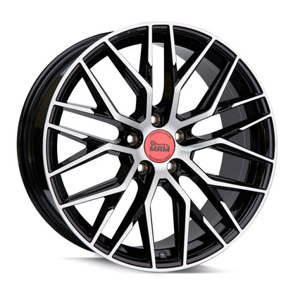 Janta aliaj MAM Felgen RS4 7x16 5x120 et50 BLACK FRONT POLISH