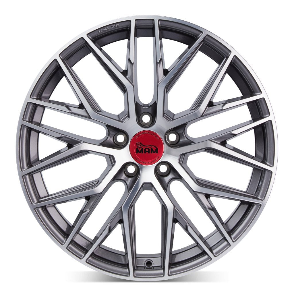 Janta aliaj MAM Felgen RS4 8.5x19 5x112 et45 PALLADIUM FRONT POLISH