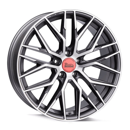 Janta aliaj MAM Felgen RS4 7.5x17 5x108 et45 PALLADIUM FRONT POLISH