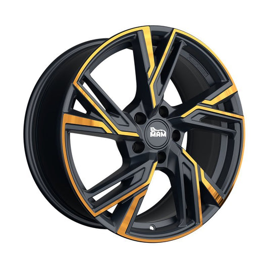Janta aliaj MAM Felgen RS5 8.5x20 5x114.3 et35 MATT BLACK FRONT COPPER