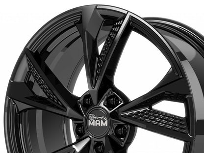 Janta aliaj MAM Felgen RS6 7x16 5x100 et38 black painted