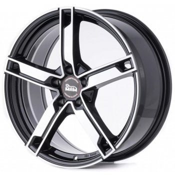 Janta aliaj MAM Felgen W4 6.5x16 5x100 et38 BLACK FRONT POLISH