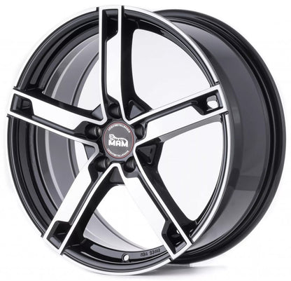 Janta aliaj MAM Felgen W4 7x17 5x114.3 et40 BLACK FRONT POLISH