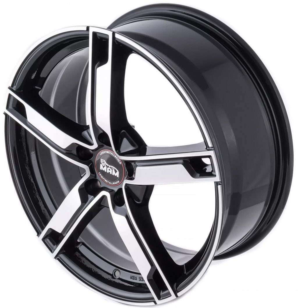 Janta aliaj MAM Felgen W4 6.5x16 5x112 et48 BLACK FRONT POLISH