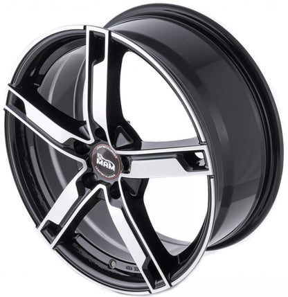 Janta aliaj MAM Felgen W4 7.5x18 5x120 et35 BLACK FRONT POLISH
