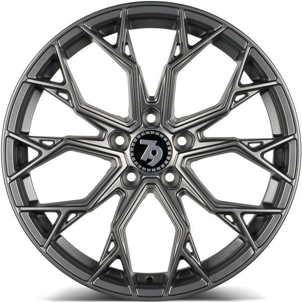 Janta aliaj Seventy9 SCF-H 7.5x17 5x112 et40 B - Titan Black