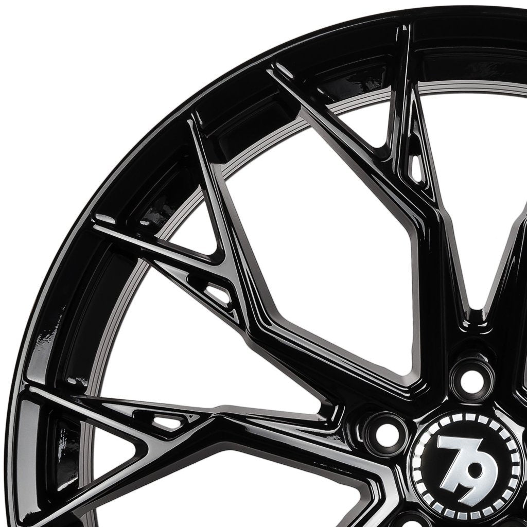 Janta aliaj Seventy9 SCF-H 7.5x17 5x114.3 et40  Black Glossy
