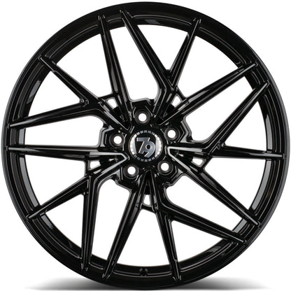 Janta aliaj Seventy9 SCF-I 8.5x19 5x114.3 et40  Black Glossy