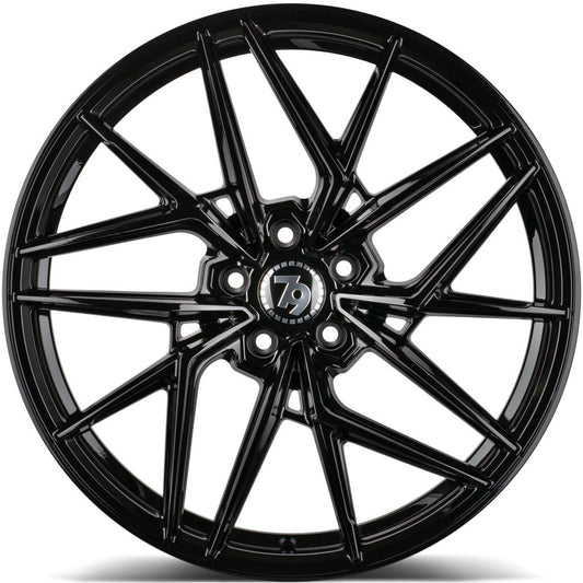 Janta aliaj Seventy9 SCF-I 8.5x19 5x114.3 et40  Black Glossy
