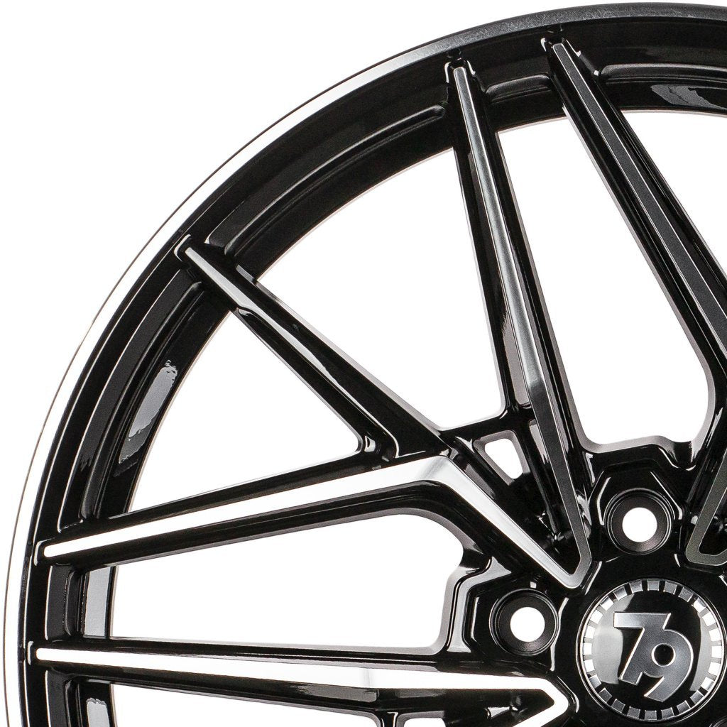 Janta aliaj Seventy9 SCF-I 8.5x19 5x112 et30  Black Front Polished