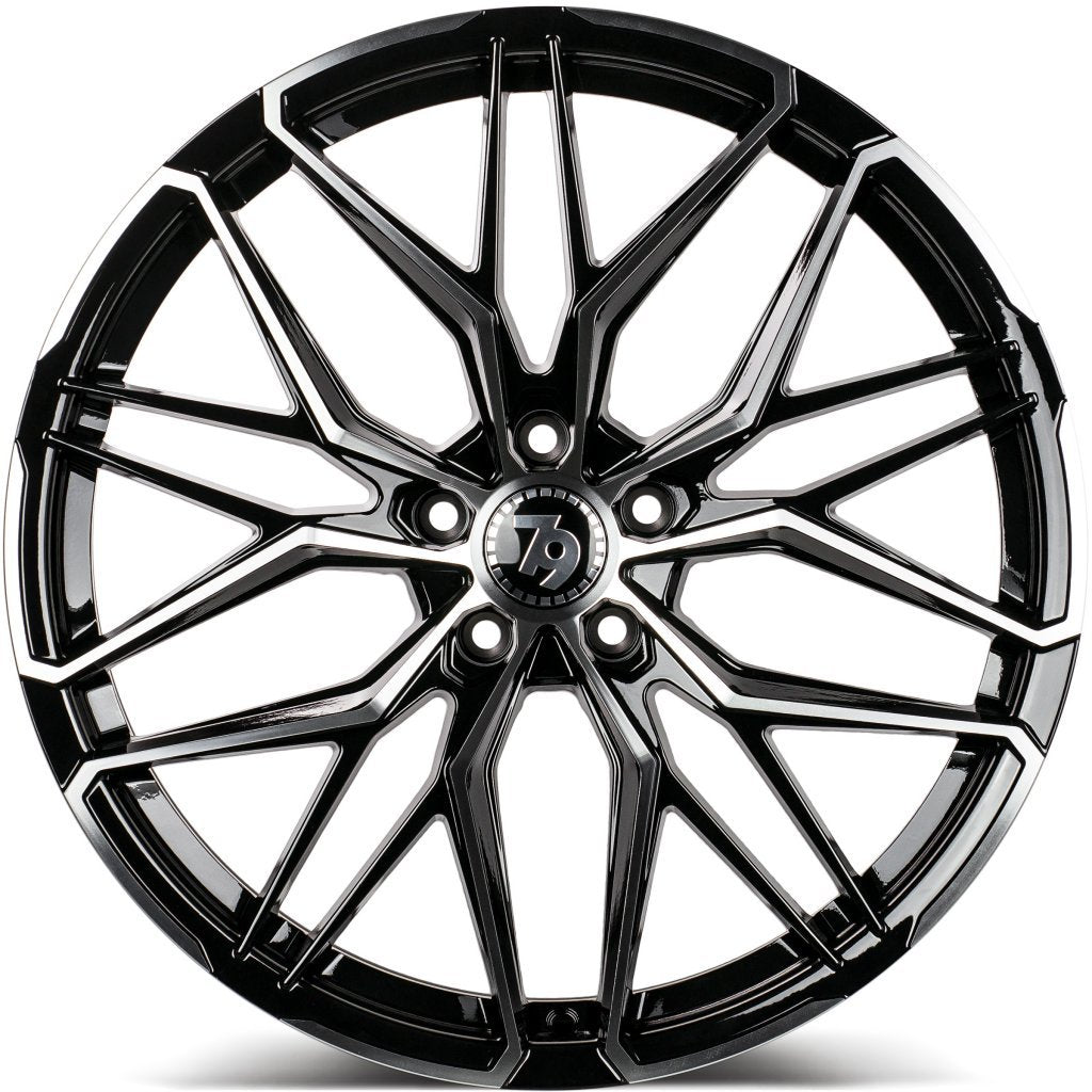 Janta aliaj Seventy9 SCF-J 9x20 5x112 et30  Black Front Polished