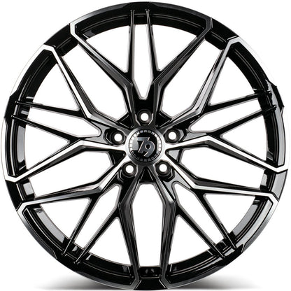 Janta aliaj Seventy9 SCF-J 9x20 5x112 et30  Black Front Polished