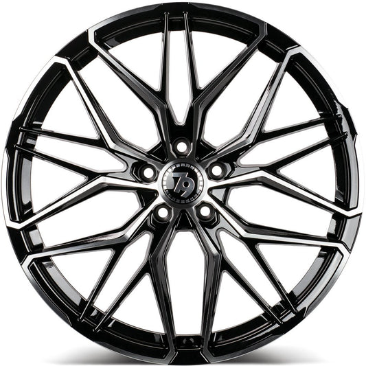 Janta aliaj Seventy9 SCF-J 9x20 5x112 et30  Black Front Polished