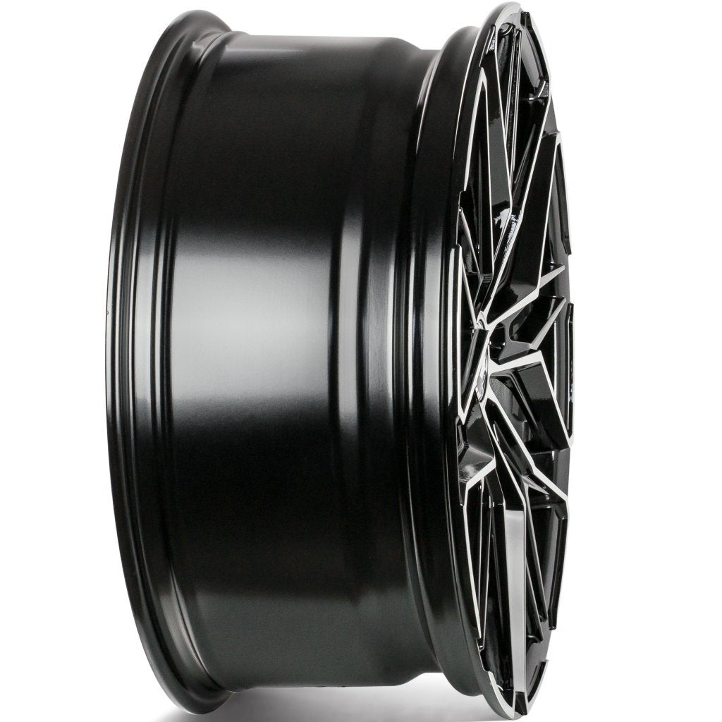 Janta aliaj Seventy9 SCF-J 8x18 5x114.3 et40  Black Front Polished